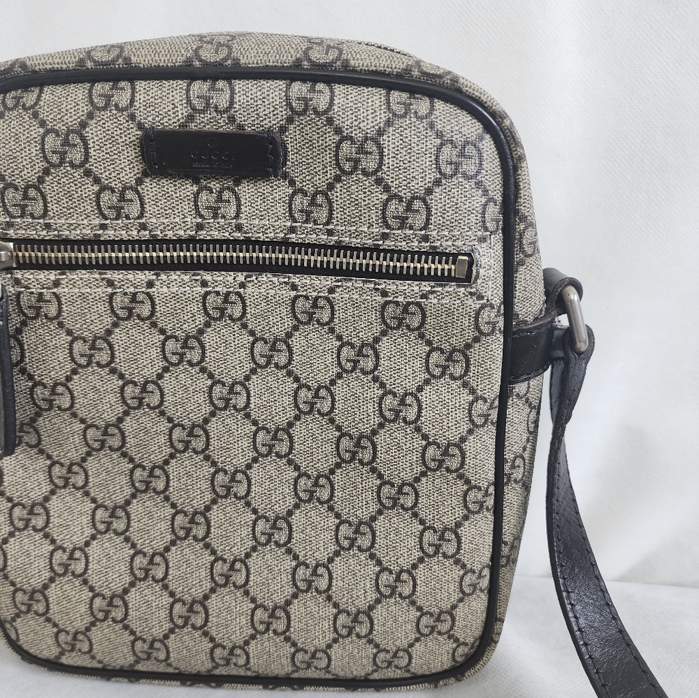 ✨️GUCCI GG Supreme Front Zip Messenger Bag - Picture 4 of 16